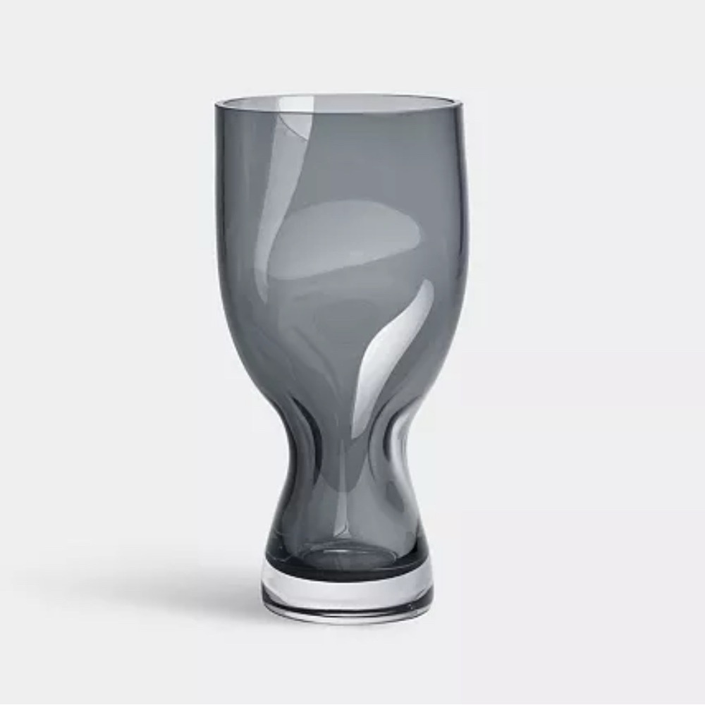 Orrefors Squeeze Vase Blue